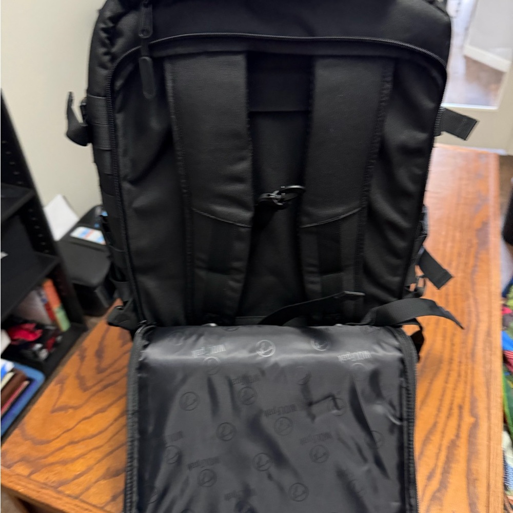 Wolfpak Black Tactical Rolling Backpack - image 5